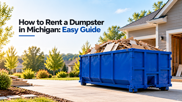 How to Rent a Dumpster in Michigan: Easy Guide