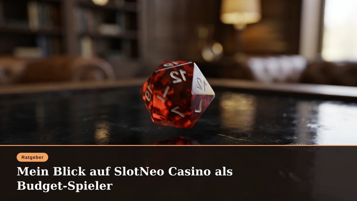 Mein Blick auf SlotNeo Casino als Budget-Spieler