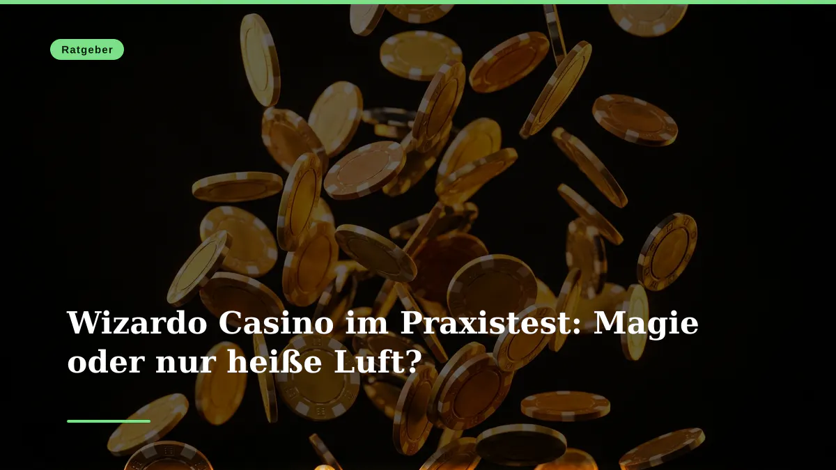 Wizardo Casino im Praxistest: Magie oder nur heiße Luft?