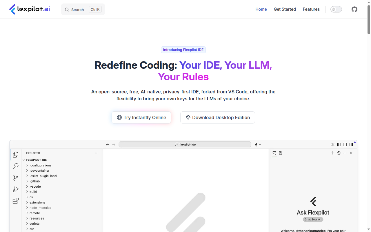 Flexpilot IDE