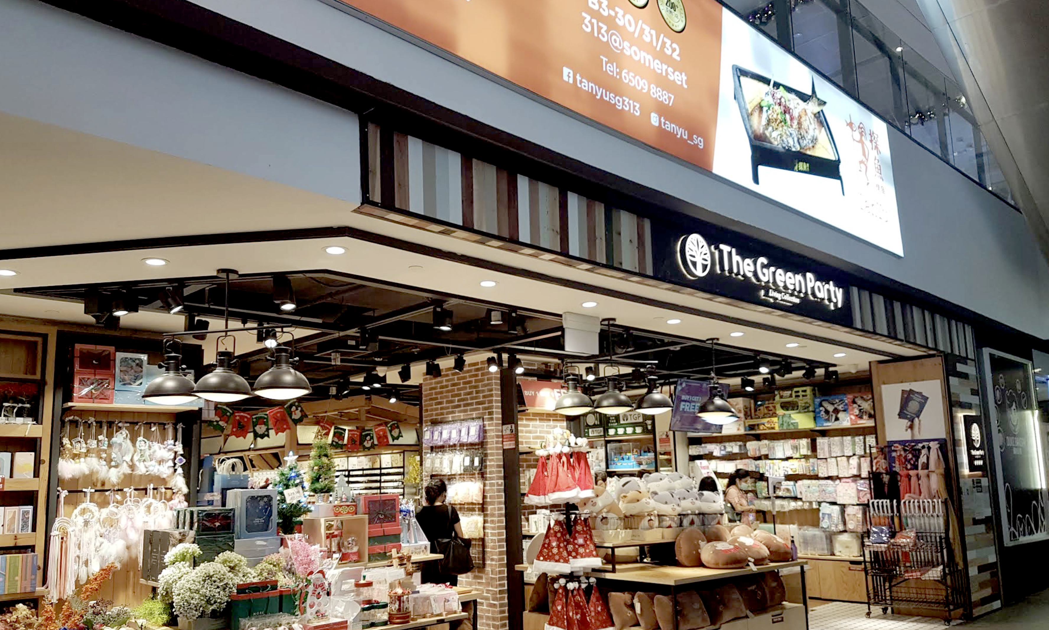 The Green Party Pro eco-friendly lifestyle store at 313@Somerset