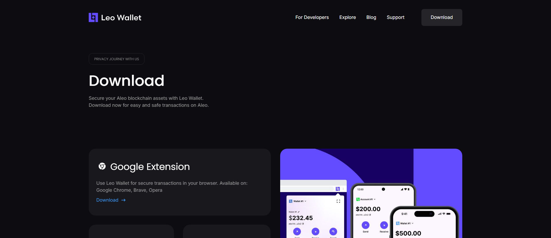Stored capture of leowallet.pages.dev