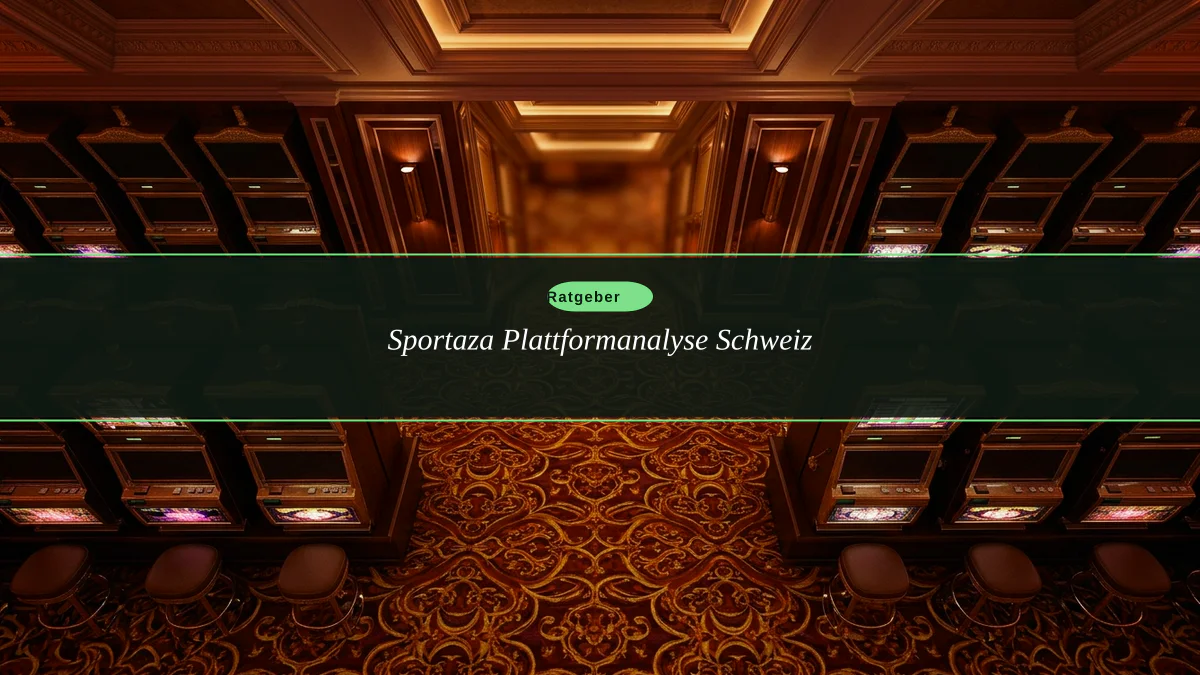 Sportaza Plattformanalyse Schweiz