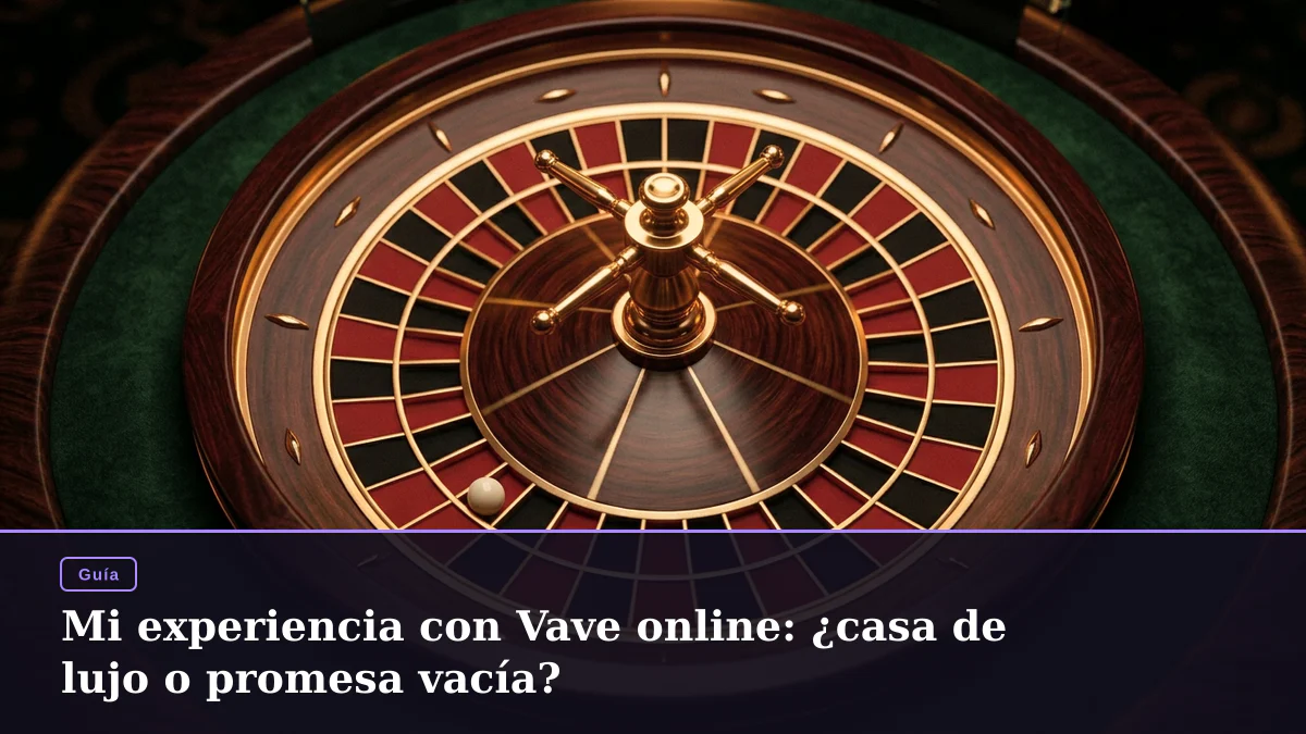 Mi experiencia con Vave online: ¿casa de lujo o promesa vacía?