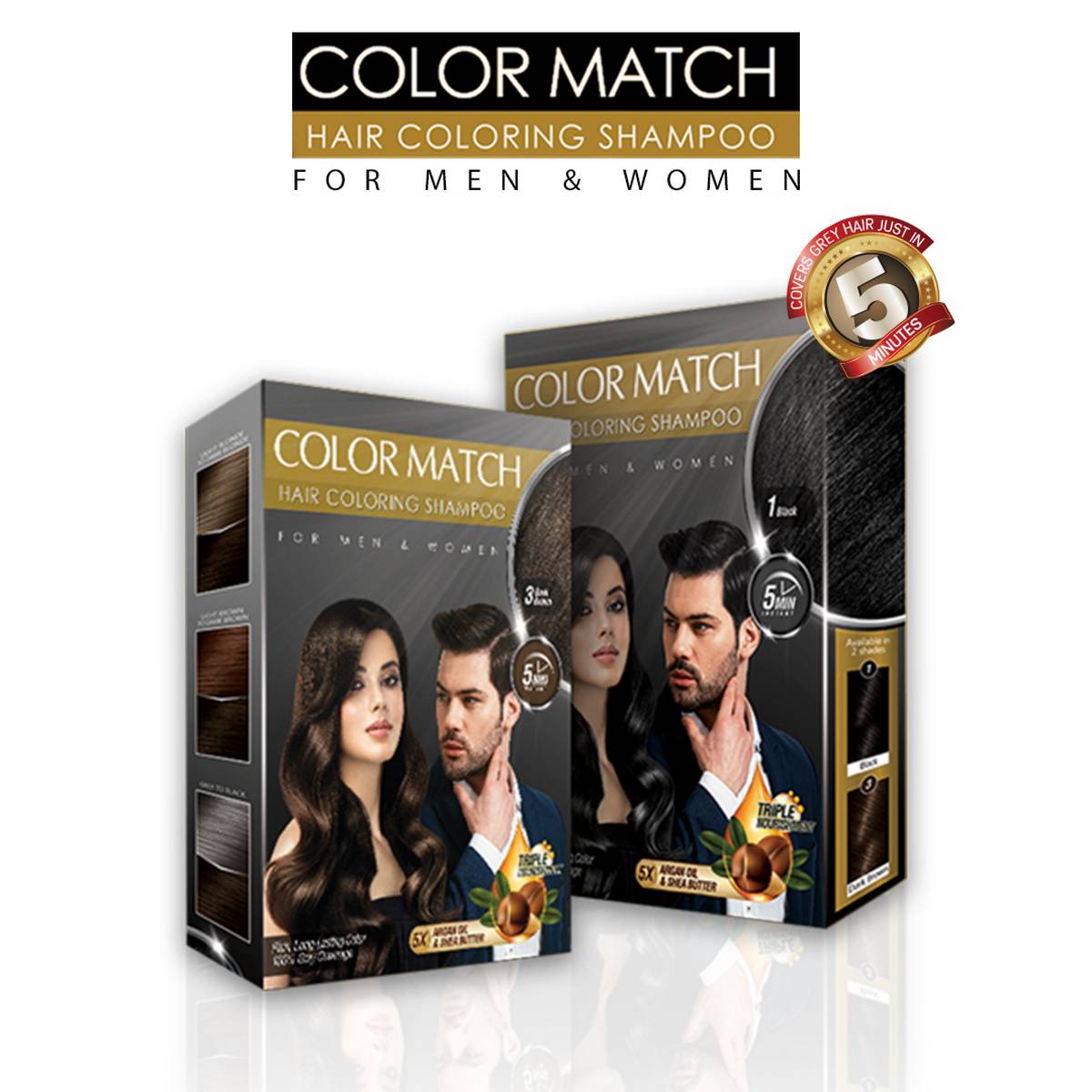 Color Match Hair Coloring Shampoo