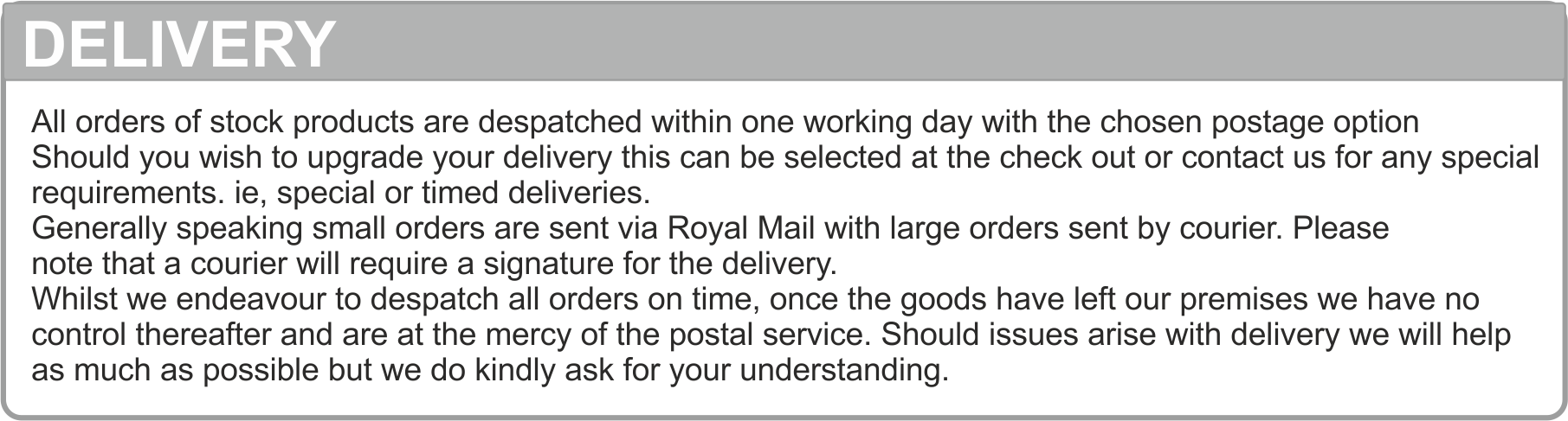 Delivery