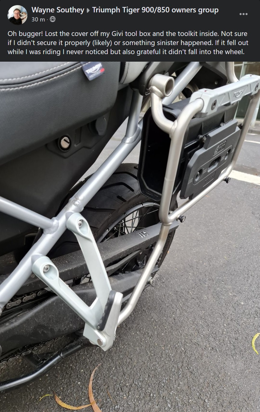 GIVI S250KIT Ancrage X Outil Box S250 For Triumph Tiger Explorer 1200 (16>17