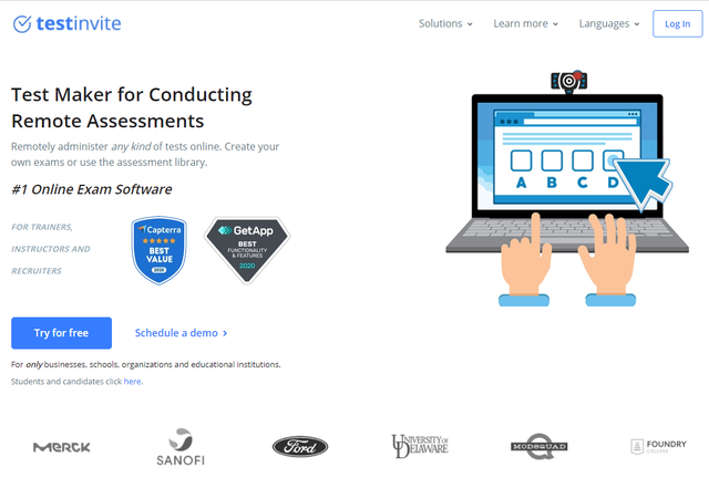 Test Invite TestInvite - Online exam software for conducting remote assessments ...
