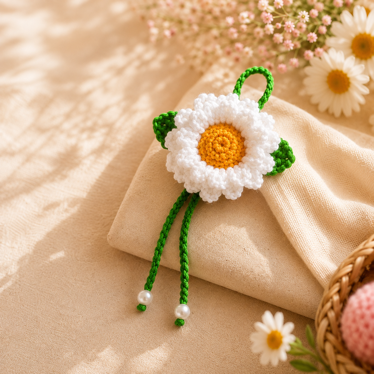 Daisy hair accessory 