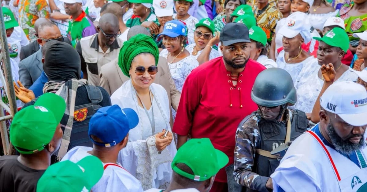 Natasha rallies support for Oluyede’s victory
