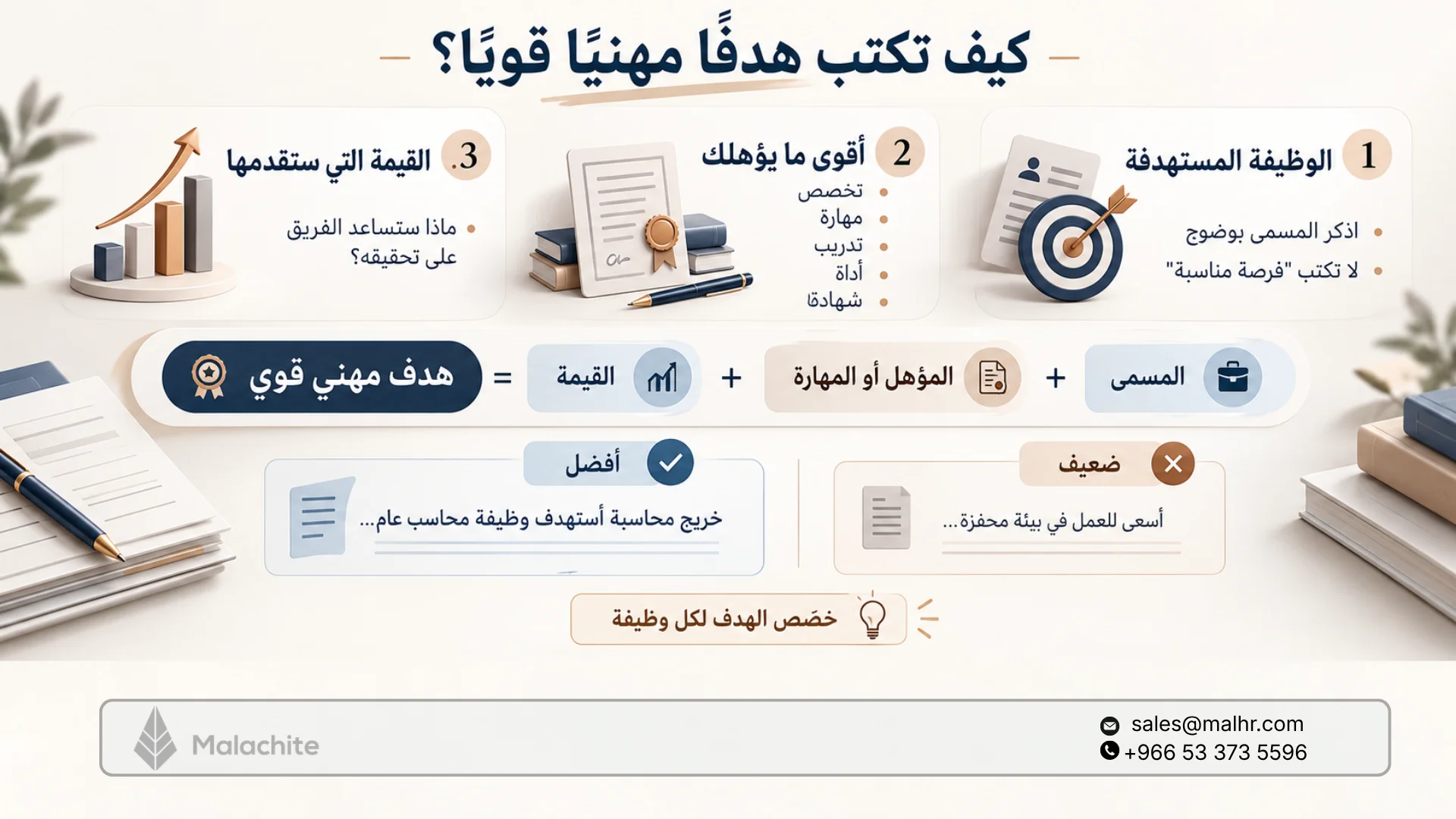 ما هو الهدف المهني في السيرة الذاتية؟