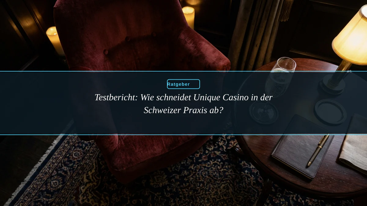 Testbericht: Wie schneidet Unique Casino in der Schweizer Praxis ab?