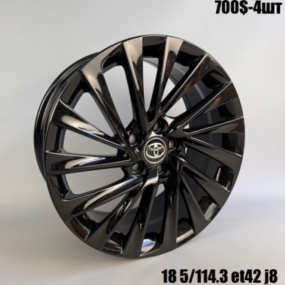 Диски M1033* Диски 18" 5*114.3 8J ET42 DIA 60.1 Black Gloss R18 5*114.3 — купити у Львові