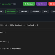toplama Fortran