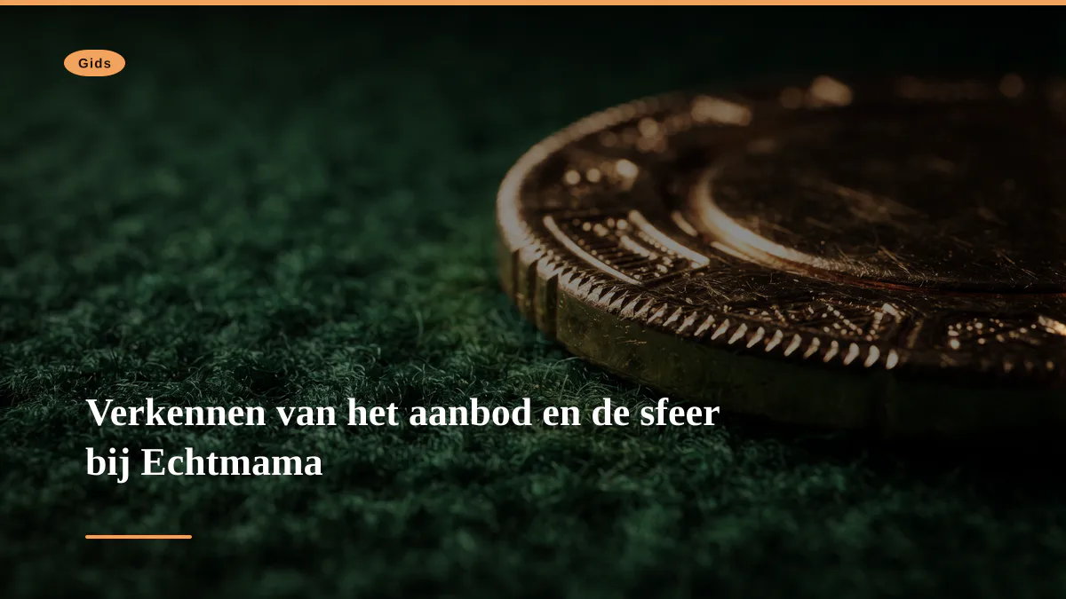 Verkennen van het aanbod en de sfeer bij Echtmama