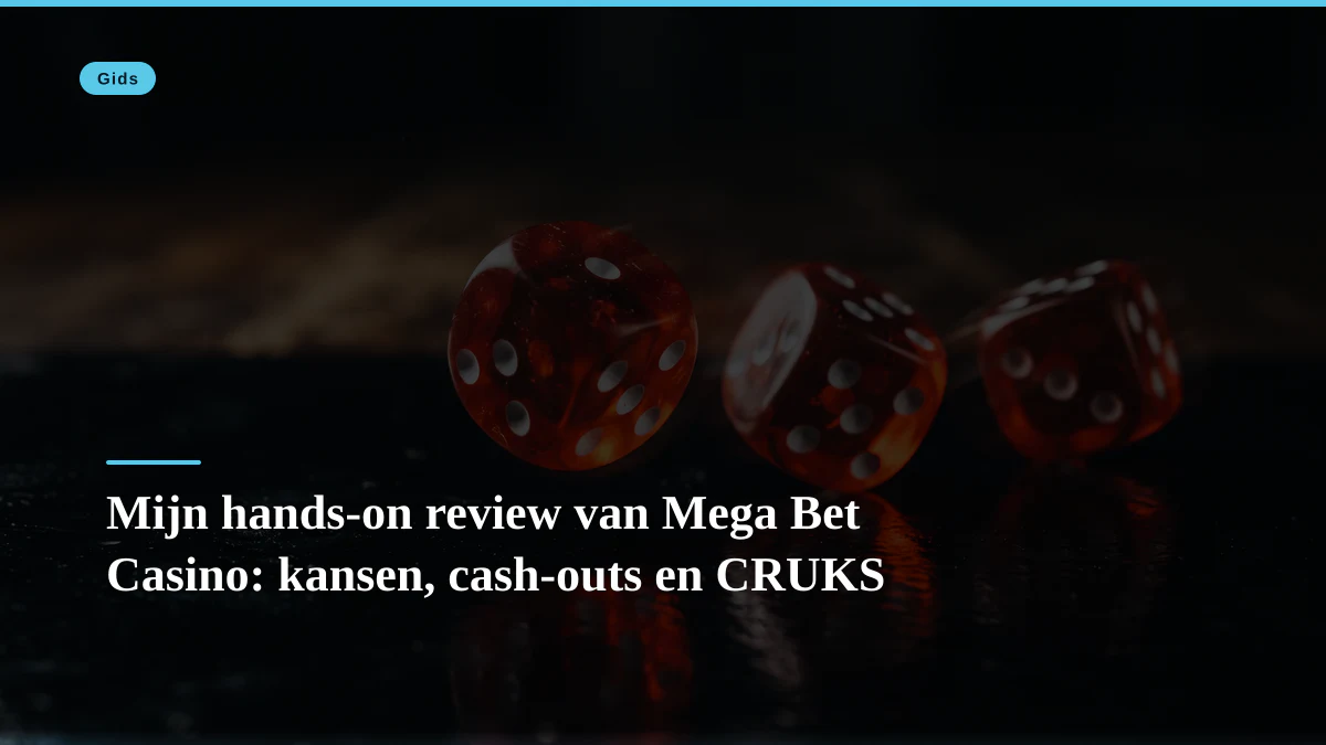 Mijn hands-on review van Mega Bet Casino: kansen, cash-outs en CRUKS