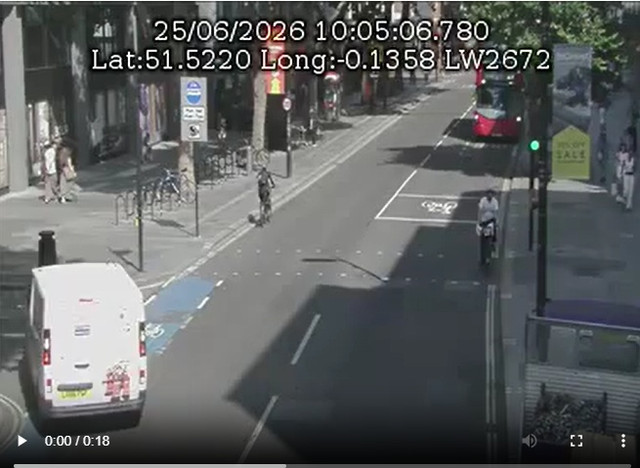 Van in front