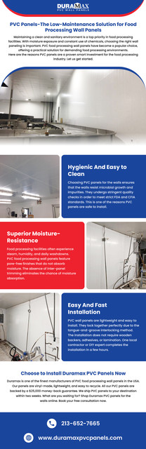 ​PVC Panels-The Low-Maintenance Solution for Food Processing Wall Panels.jpg