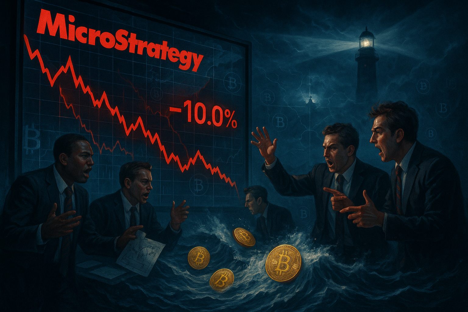 Bitcoin volatility impacting stock prices in crypto-related companies