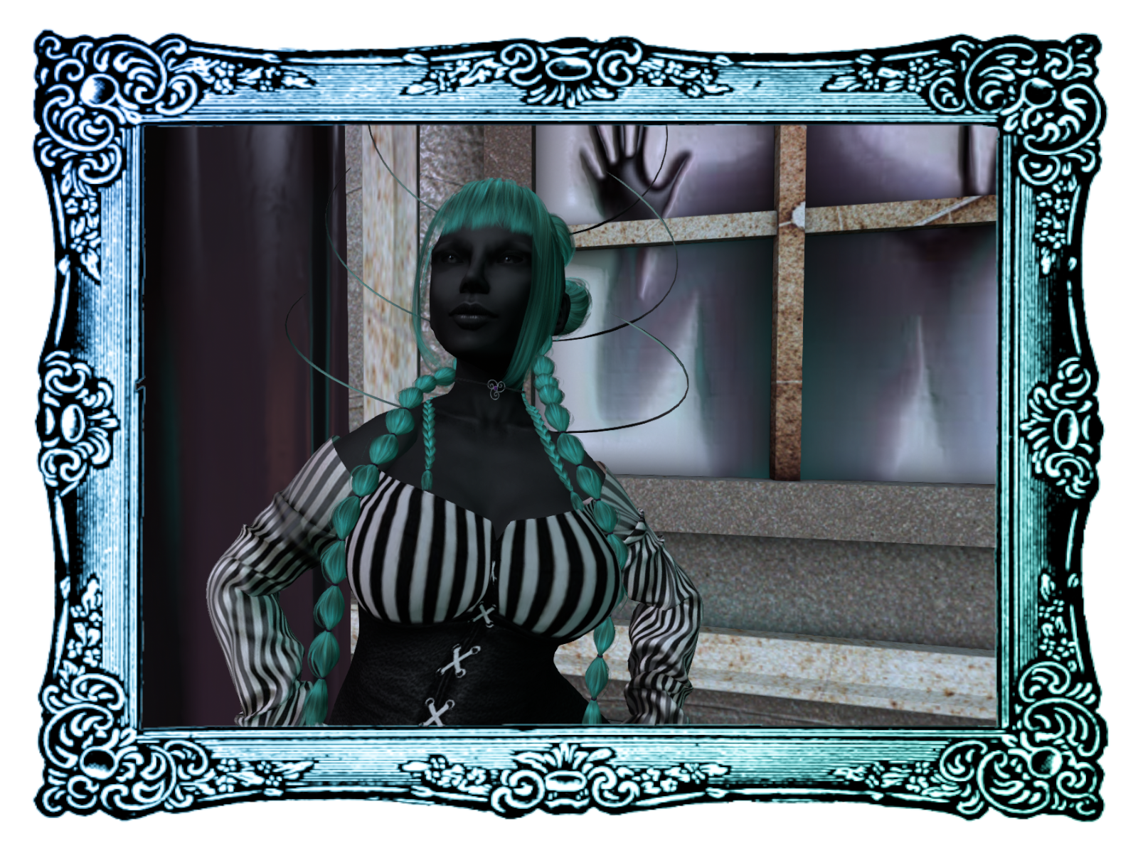 no_Match's no_PROOF hair, with option for bobble braids, or no bobble braids.