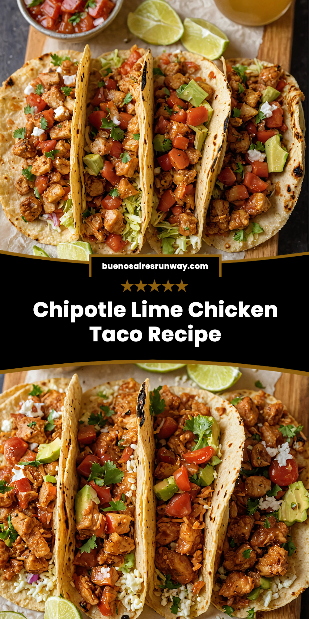 Chipotle Lime Chicken Taco Recipe