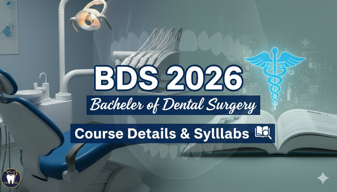 BDS 2026: Bachelor of Dental Surgery Course Details & Syllabus