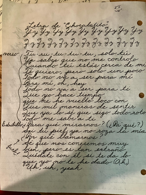 letter chocalitto