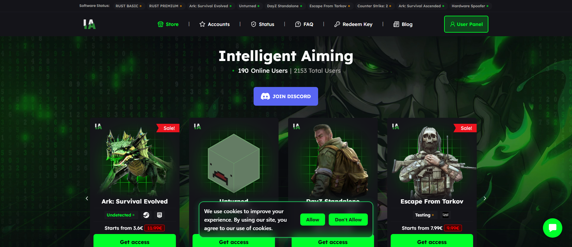 Forensic screenshot of intelligent-aiming.xyz showing the phishing page layout