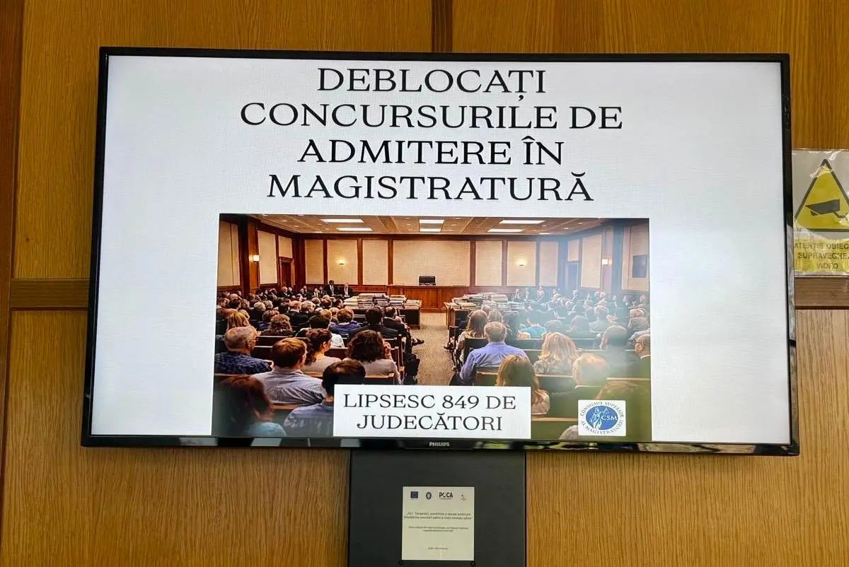 Magistrații protestează: Guvernul blochează justiția prin lipsa de personal