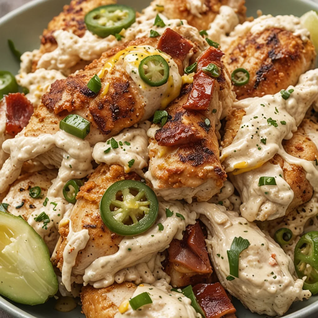 Flavorful High-Protein Jalapeno Popper Chicken