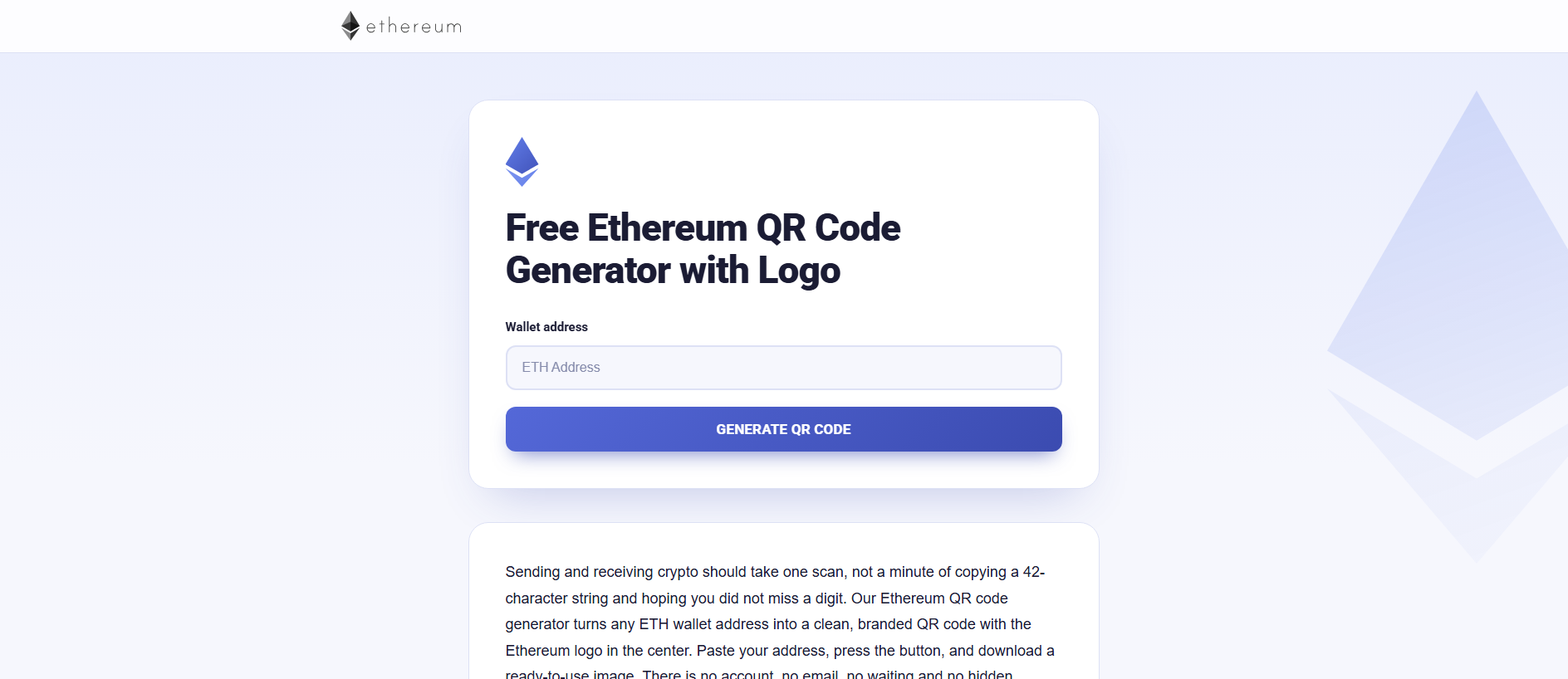 Stored capture of ethqr-code.com