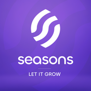 Seasons v2 Cover Slide — Let It Grow Tagline PNG