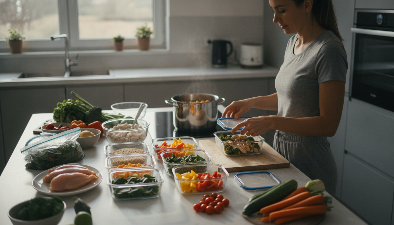 Estrategias de Batch Cooking para optimizar tu tiempo | Menú semanal saludable para perder peso