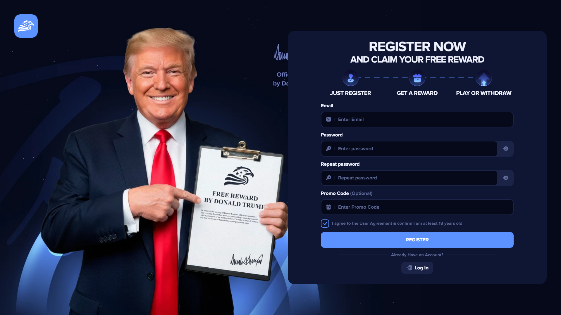 Screenshot of donaldlegacy.com