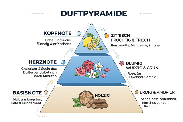 Duftpyramide Infografik