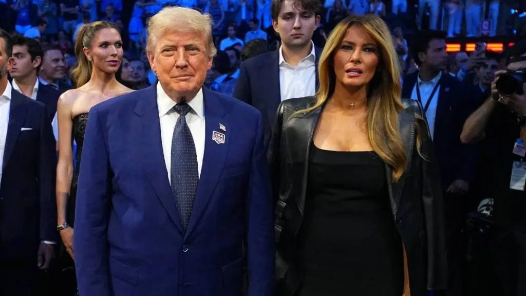 Melania Trump's All-Black Ensemble Steals the Show