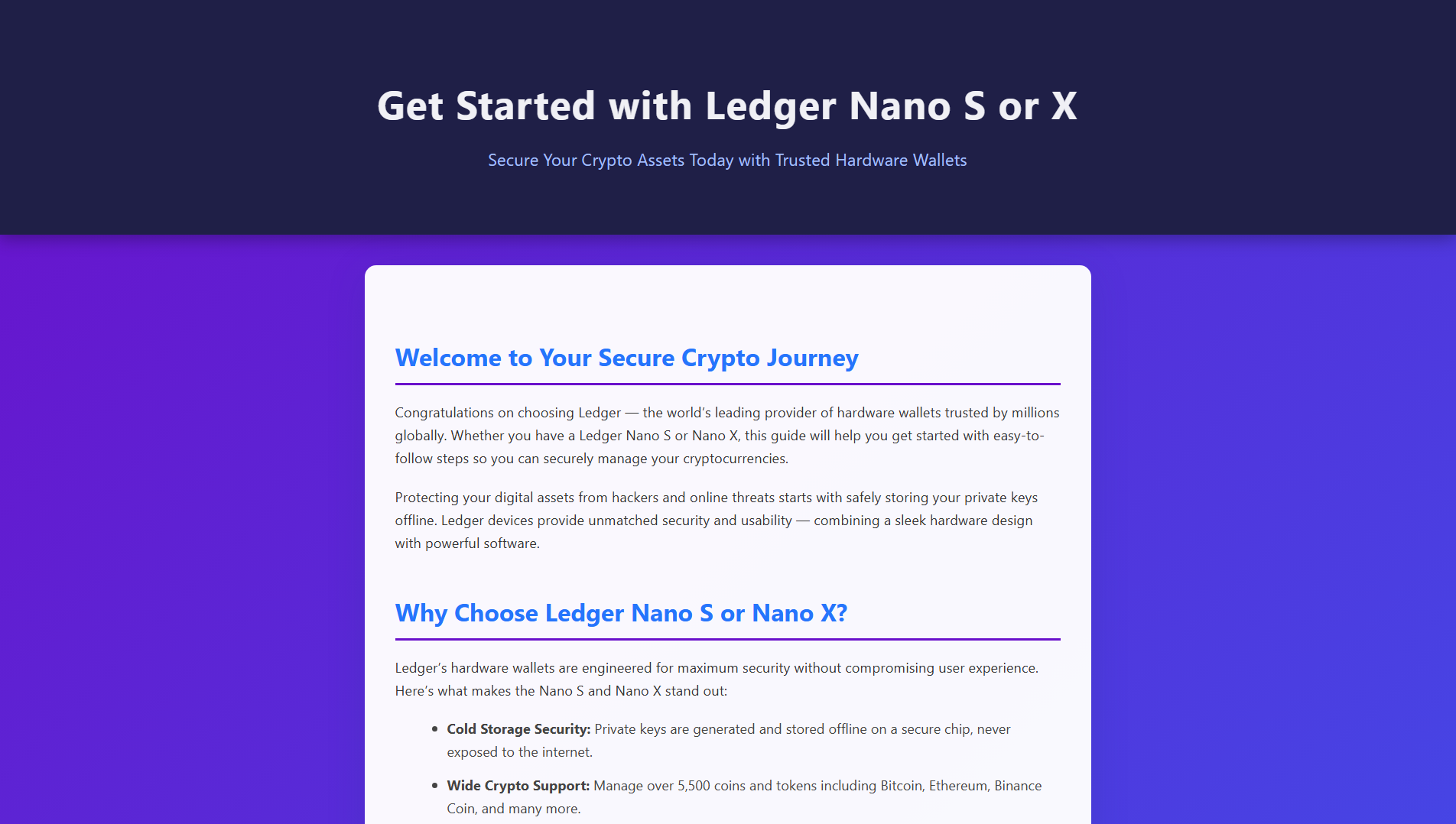 Stored screenshot of ledgercomstart-eaq.pages.dev