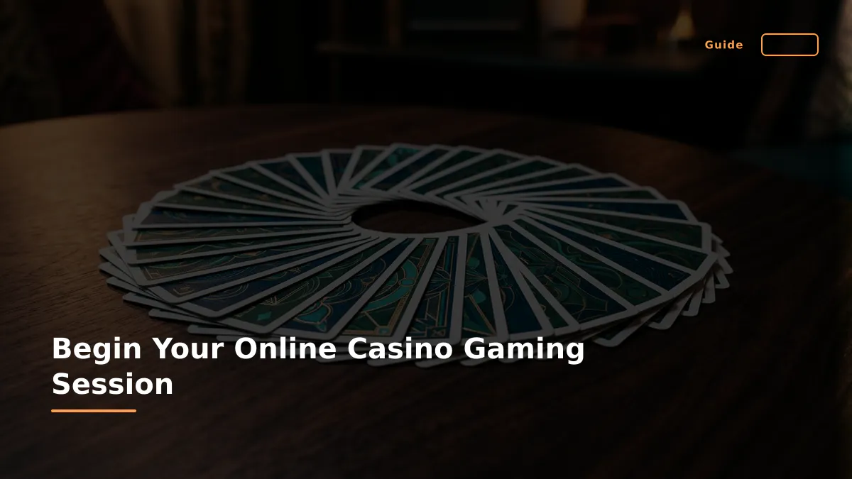 Begin Your Online Casino Gaming Session