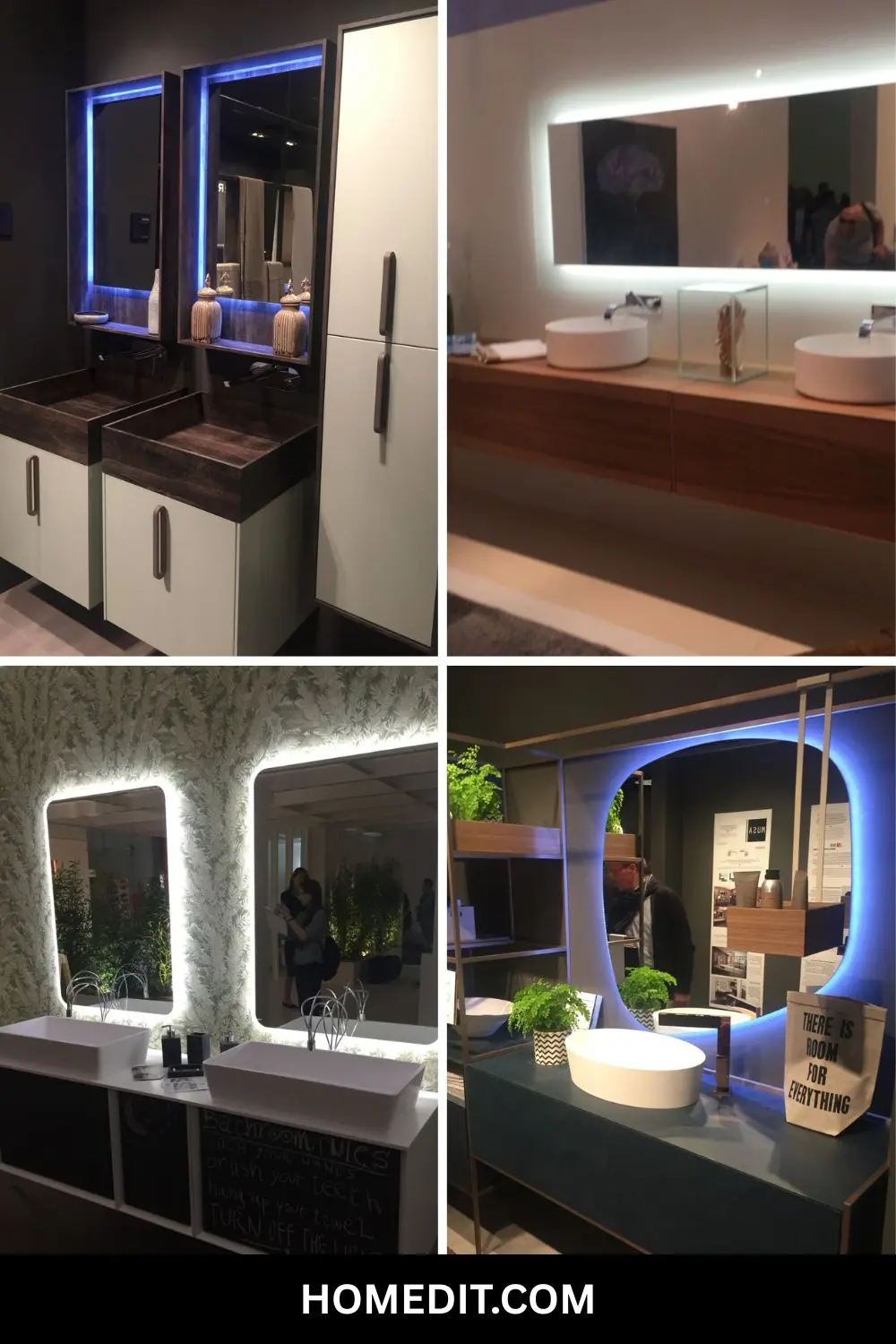 Oglinzile LED: noua tendință în designul de baie