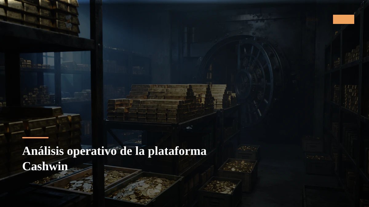Análisis operativo de la plataforma Cashwin