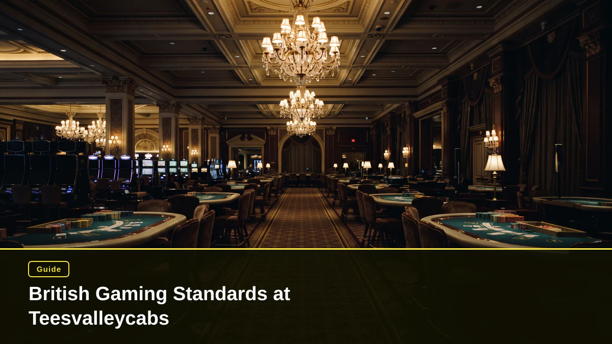 British Gaming Standards at Teesvalleycabs