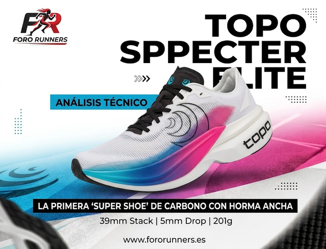 Topo Specter Elite: Análisis técnico de la primera ‘super shoe’ de carbono con horma ancha