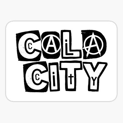 Cold City Anarchy Ransom Grunge Sticker