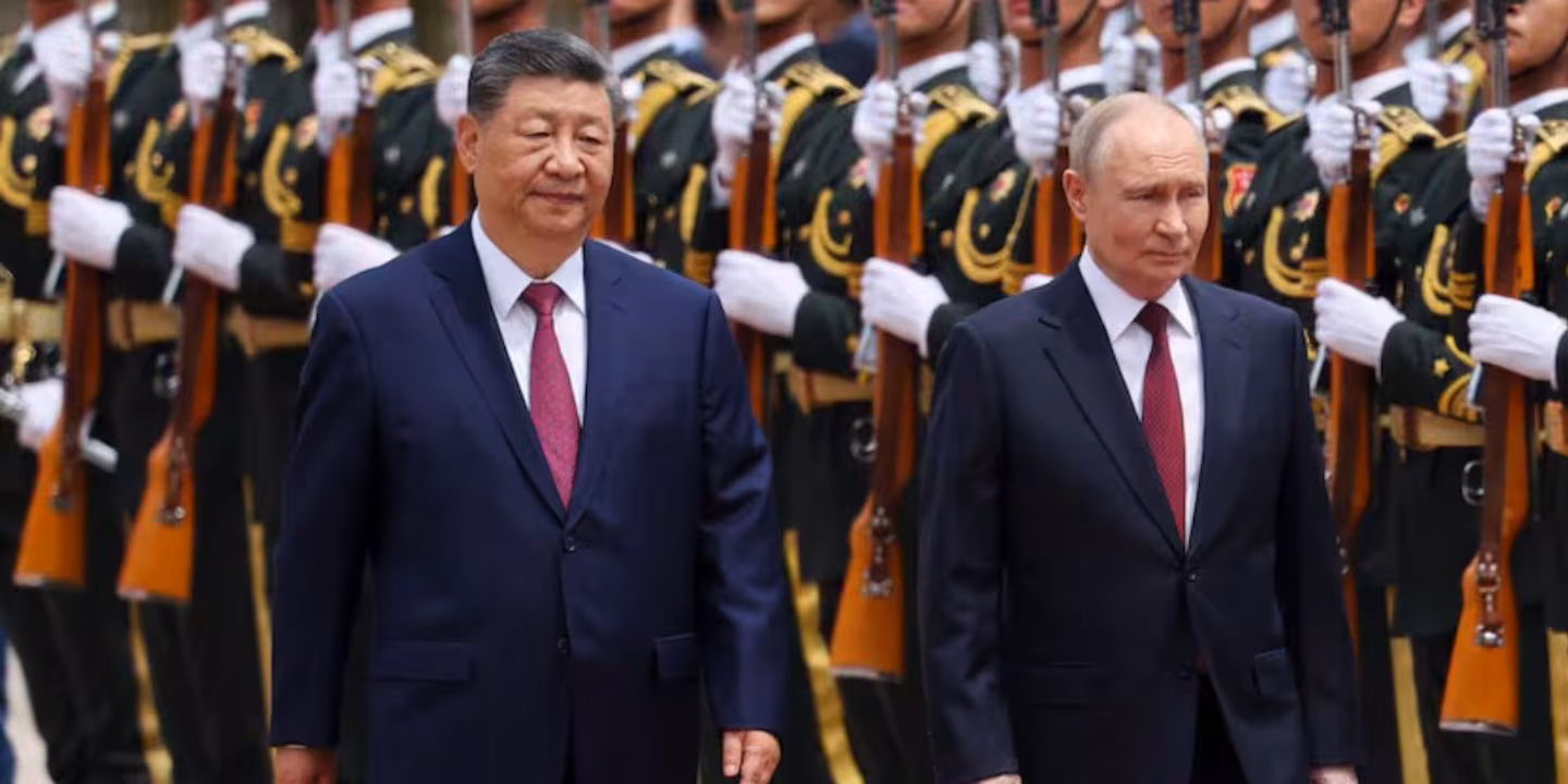 CUMBRE ENTRE LOS PRESIDENTES DE RUSIA Y CHINA EN PEKÍN.