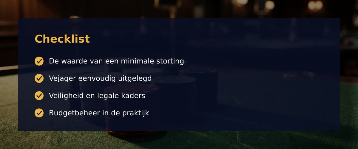 Een nuchtere blik op een online casino recensie voor de kleine beurs — Checklist