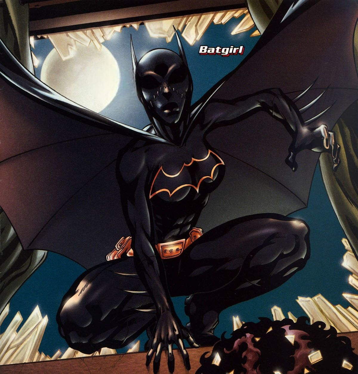 She will not talk as she's currently on the field, surrounded by unfamiliar people