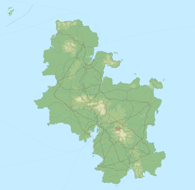 Kernev map