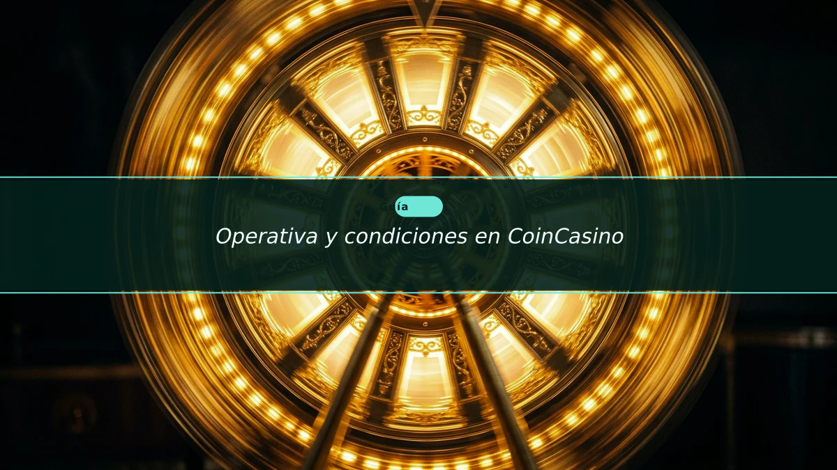 Operativa y condiciones en CoinCasino 1 Operativa y condiciones en CoinCasino