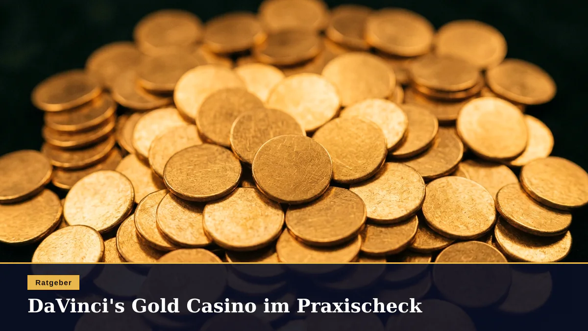 DaVinci's Gold Casino im Praxischeck