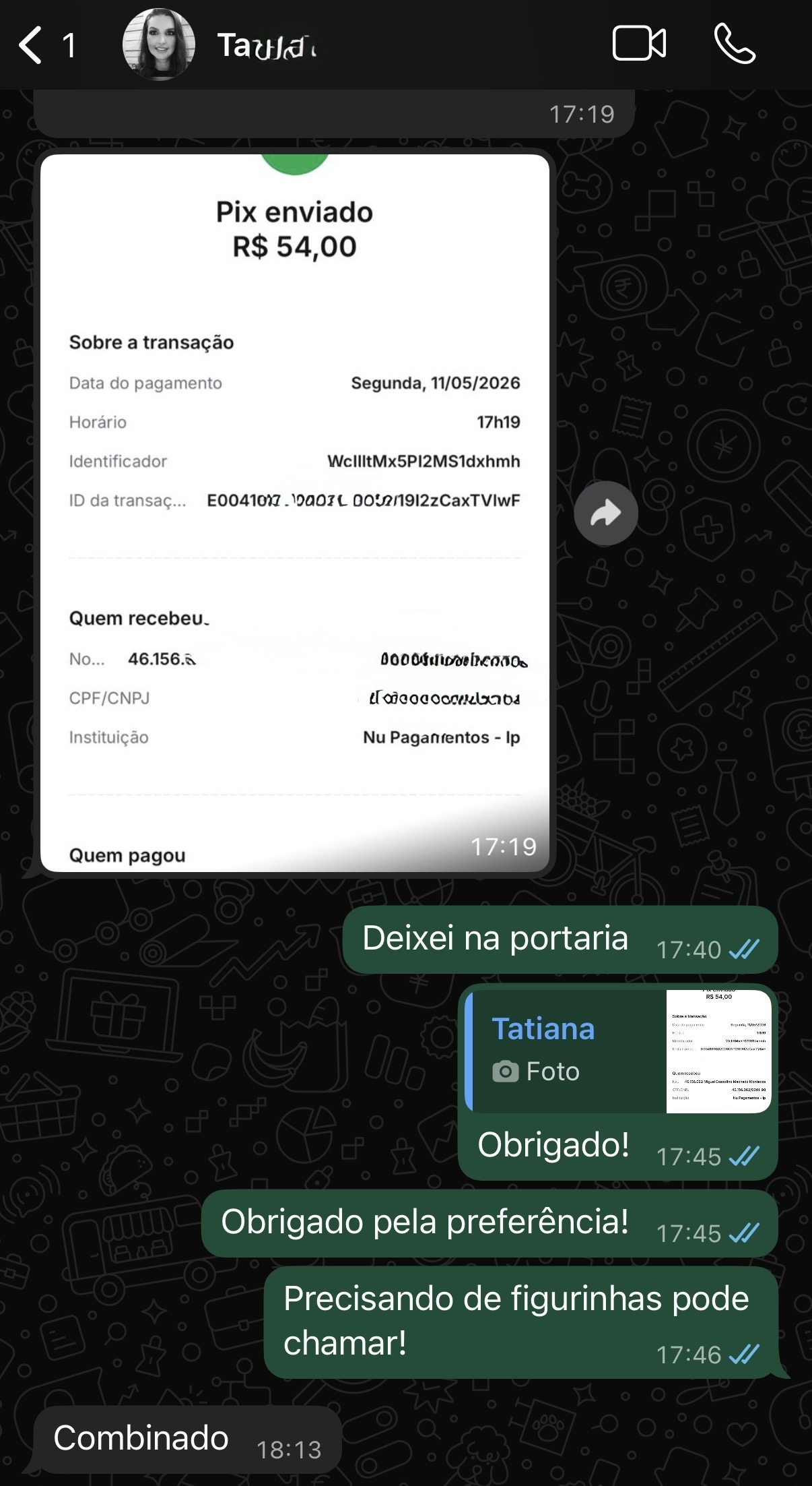 Venda real Figurinha Aí